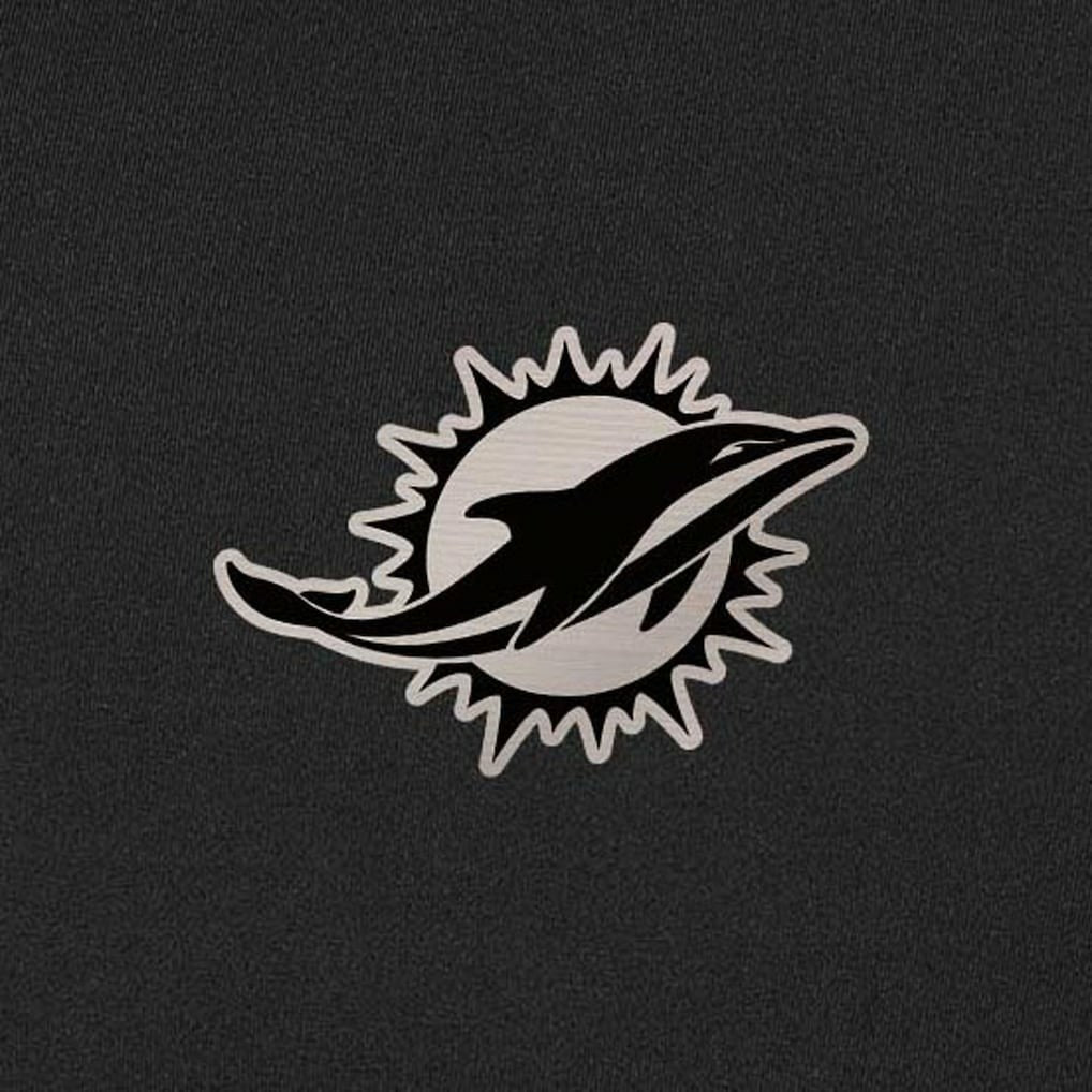 Miami Dolphins Antigua Content Quarter-Zip Pullover Top - Black outlet