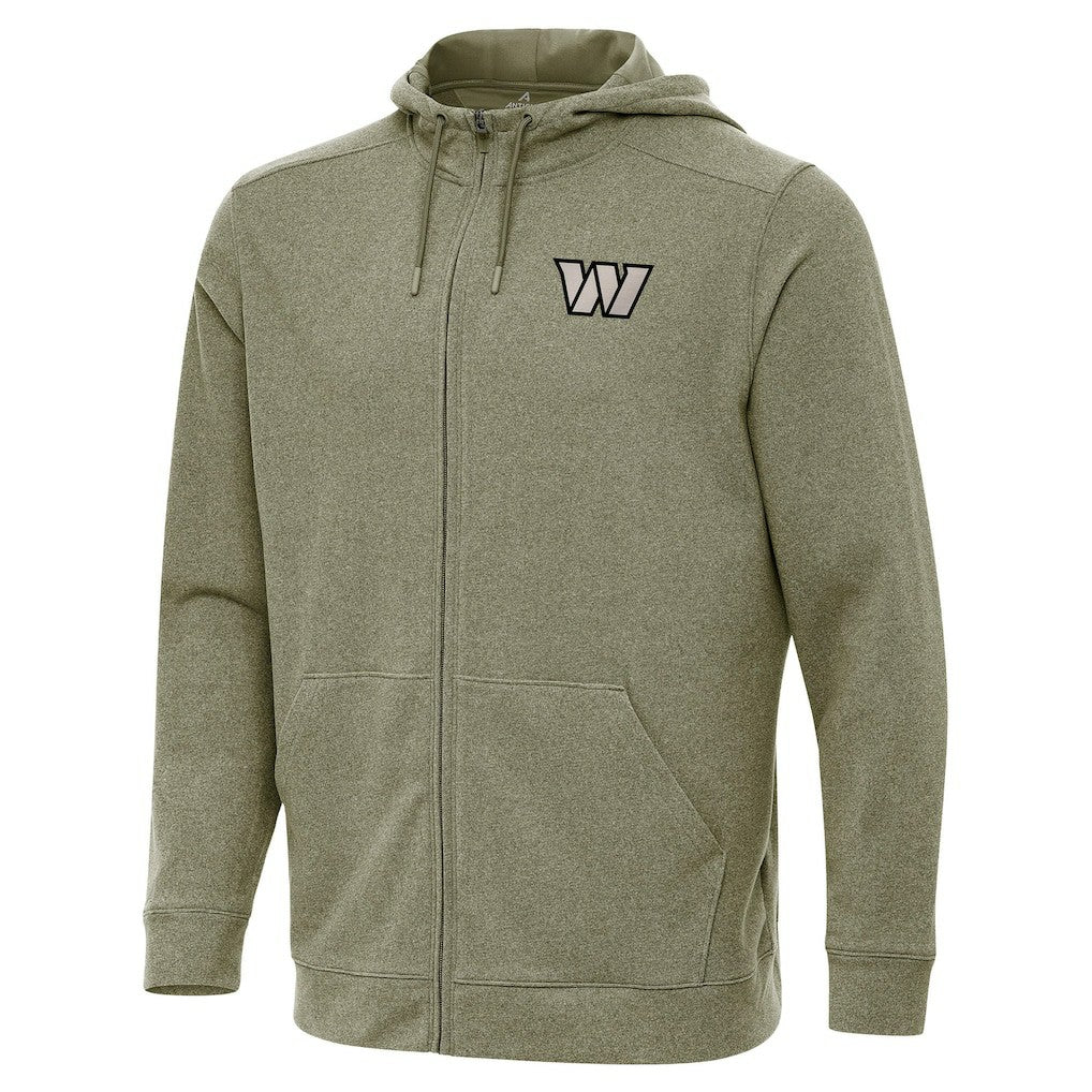Washington Commanders Antigua Effortless Full-Zip Hoodie Jacket - Olive discount