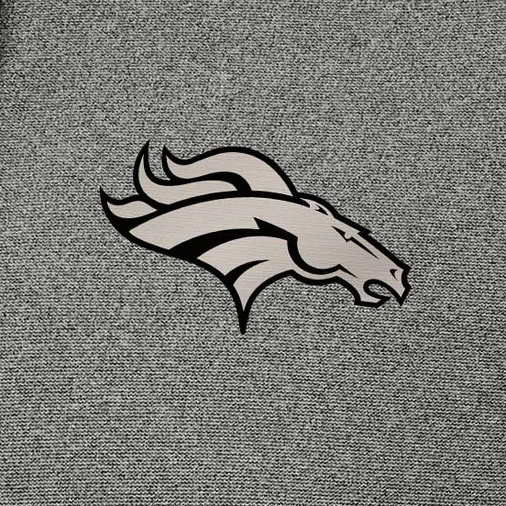 Denver Broncos Antigua Effortless Full-Zip Hoodie Jacket - Heather Black online