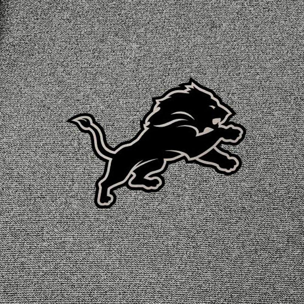 Detroit Lions Antigua Effortless Full-Zip Hoodie Jacket - Heather Black discount