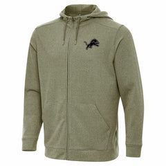 Detroit Lions Antigua Effortless Full-Zip Hoodie Jacket - Olive discount