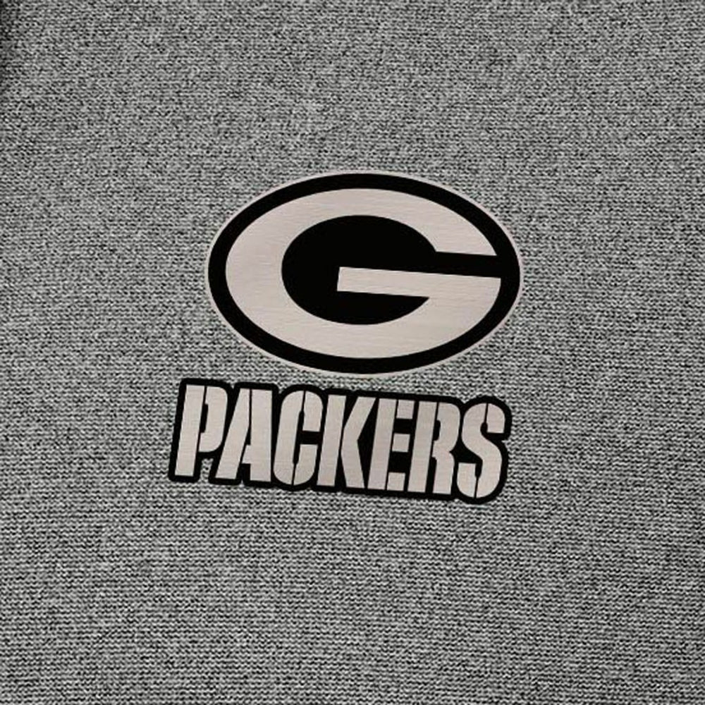 Green Bay Packers Antigua Effortless Full-Zip Hoodie Jacket - Heather Black online