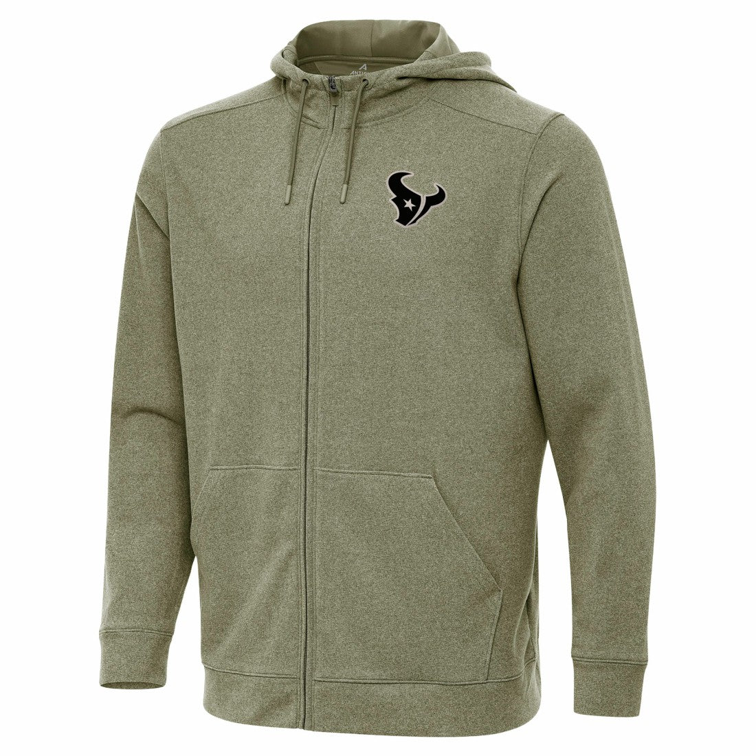 Houston Texans Antigua Effortless Full-Zip Hoodie Jacket - Olive cheap
