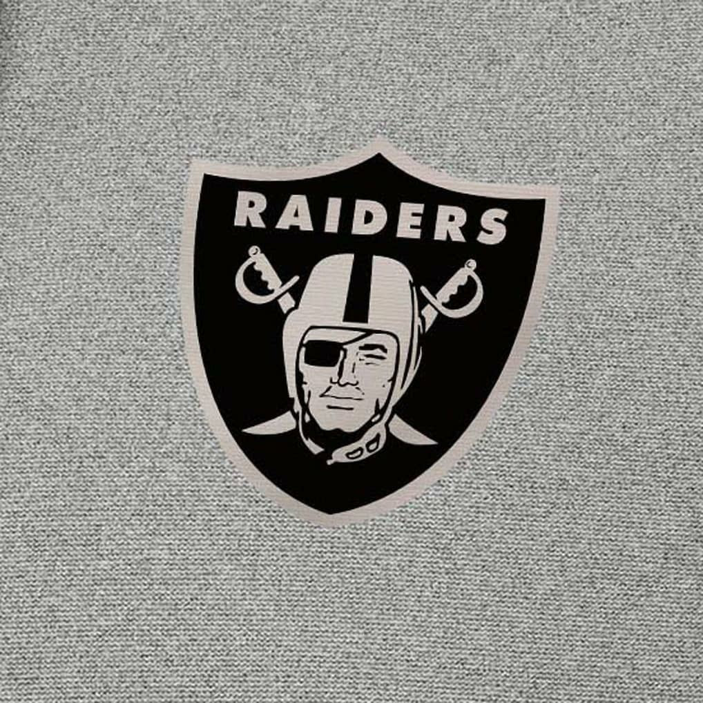 Las Vegas Raiders Antigua Effortless Full-Zip Hoodie Jacket - Heather Gray sale