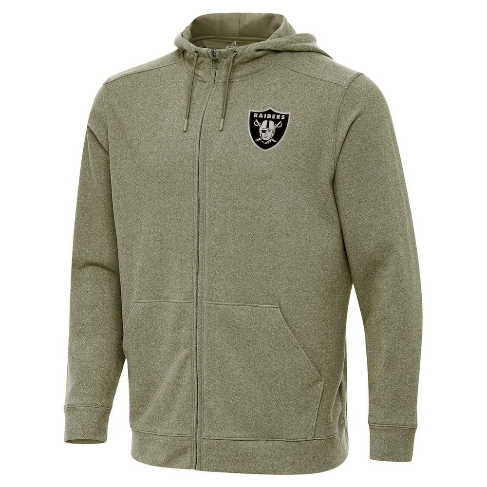 Las Vegas Raiders Antigua Effortless Full-Zip Hoodie Jacket - Olive discount