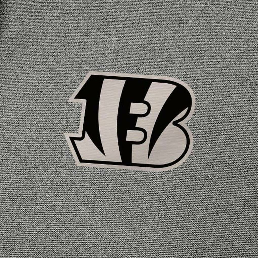 Cincinnati Bengals Antigua Effortless Full-Zip Hoodie Jacket - Heather Black on sale