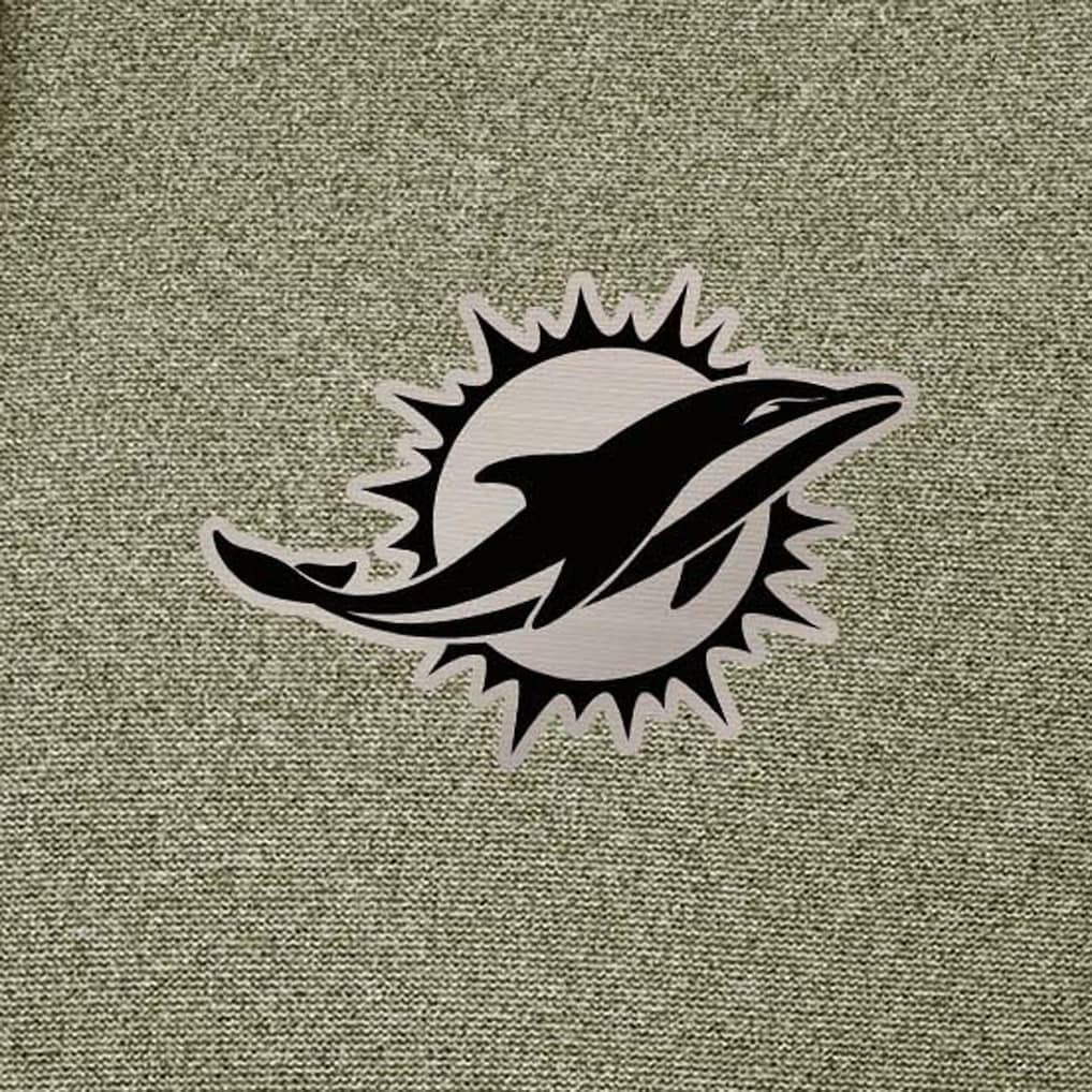 Miami Dolphins Antigua Effortless Full-Zip Hoodie Jacket - Olive outlet