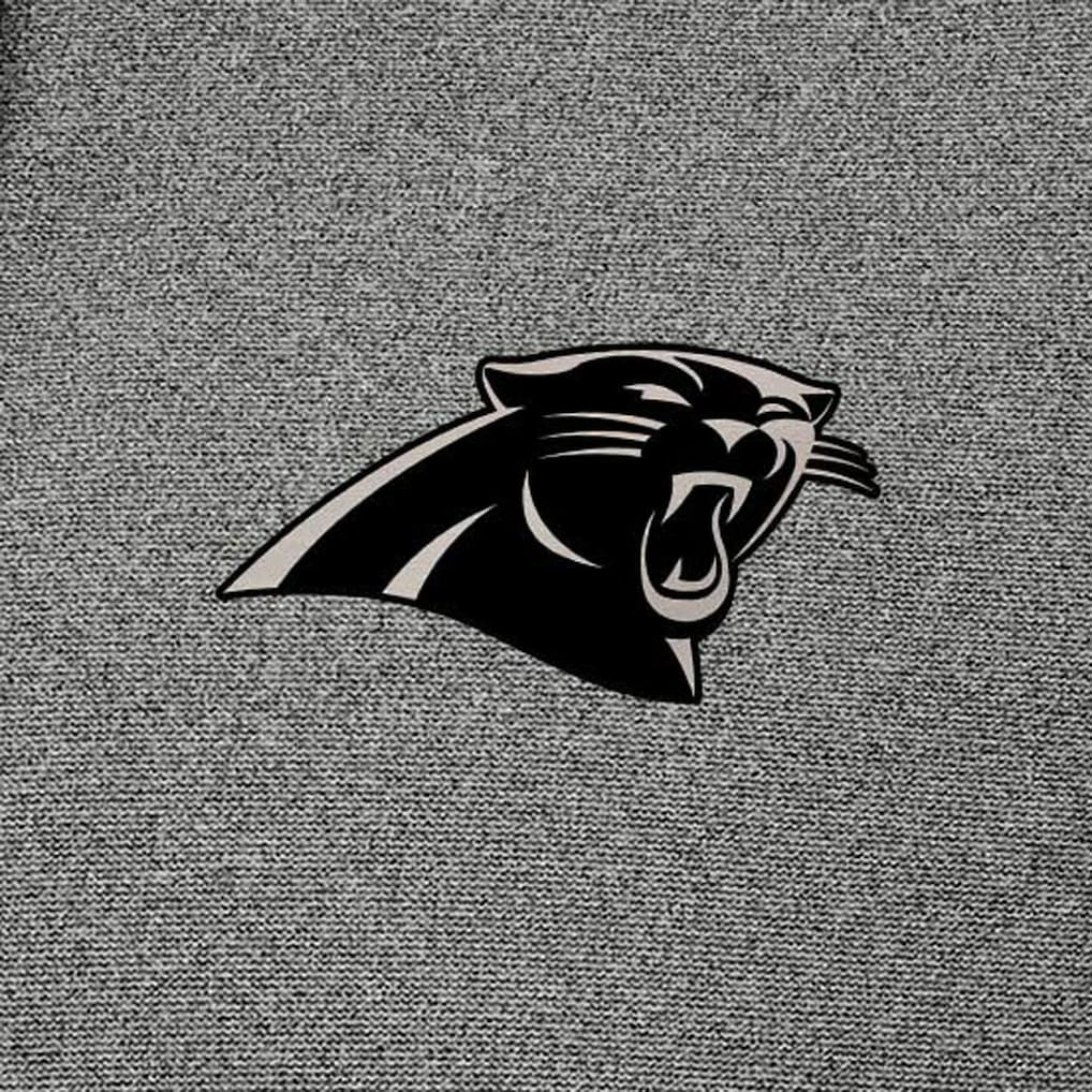 Carolina Panthers Antigua Effortless Full-Zip Hoodie Jacket - Heather Black discount