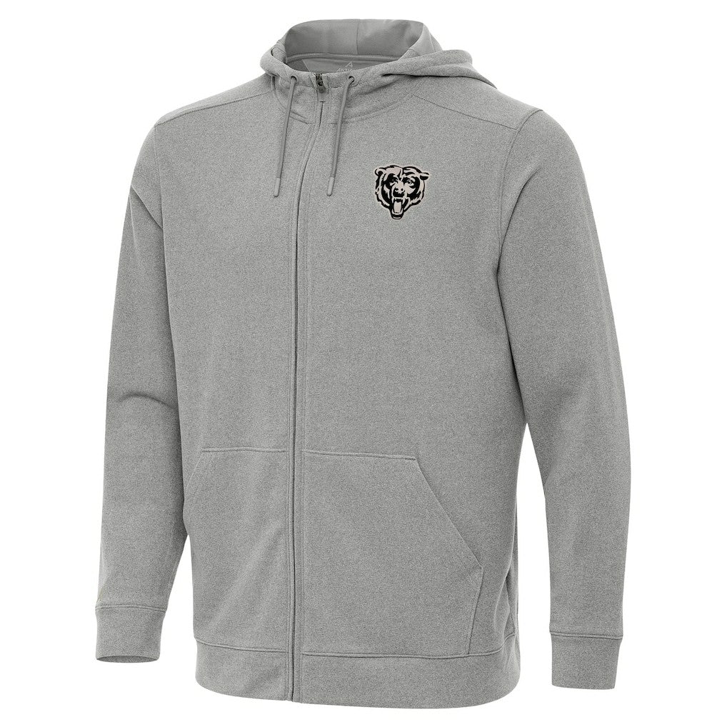 Chicago Bears Antigua Effortless Full-Zip Hoodie Jacket - Heather Gray outlet
