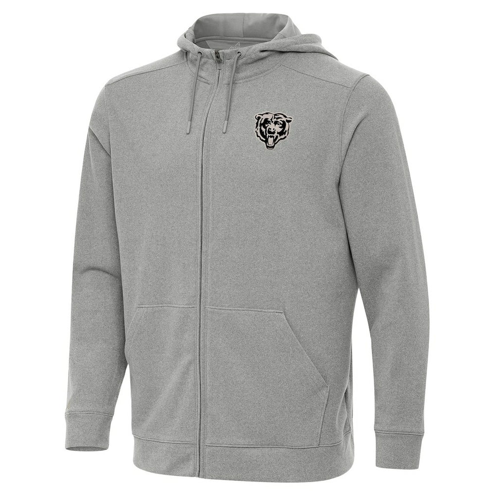 Chicago Bears Antigua Effortless Full-Zip Hoodie Jacket - Heather Gray outlet