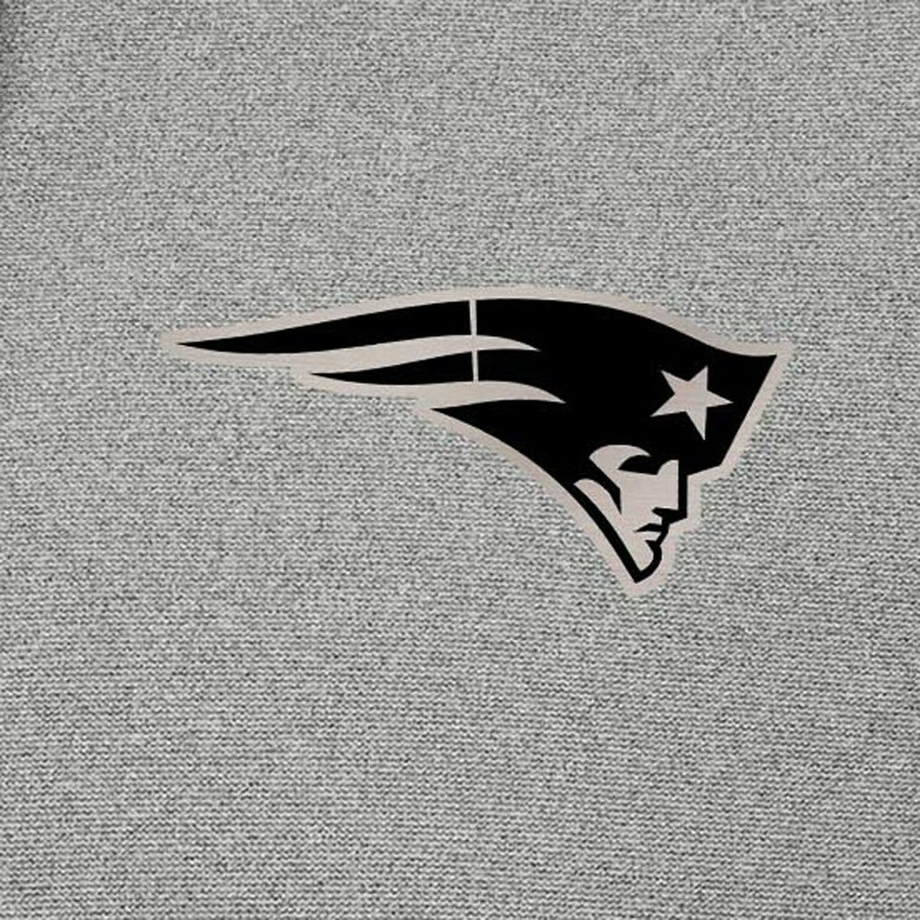 New England Patriots Antigua Effortless Full-Zip Hoodie Jacket - Heather Gray cheap