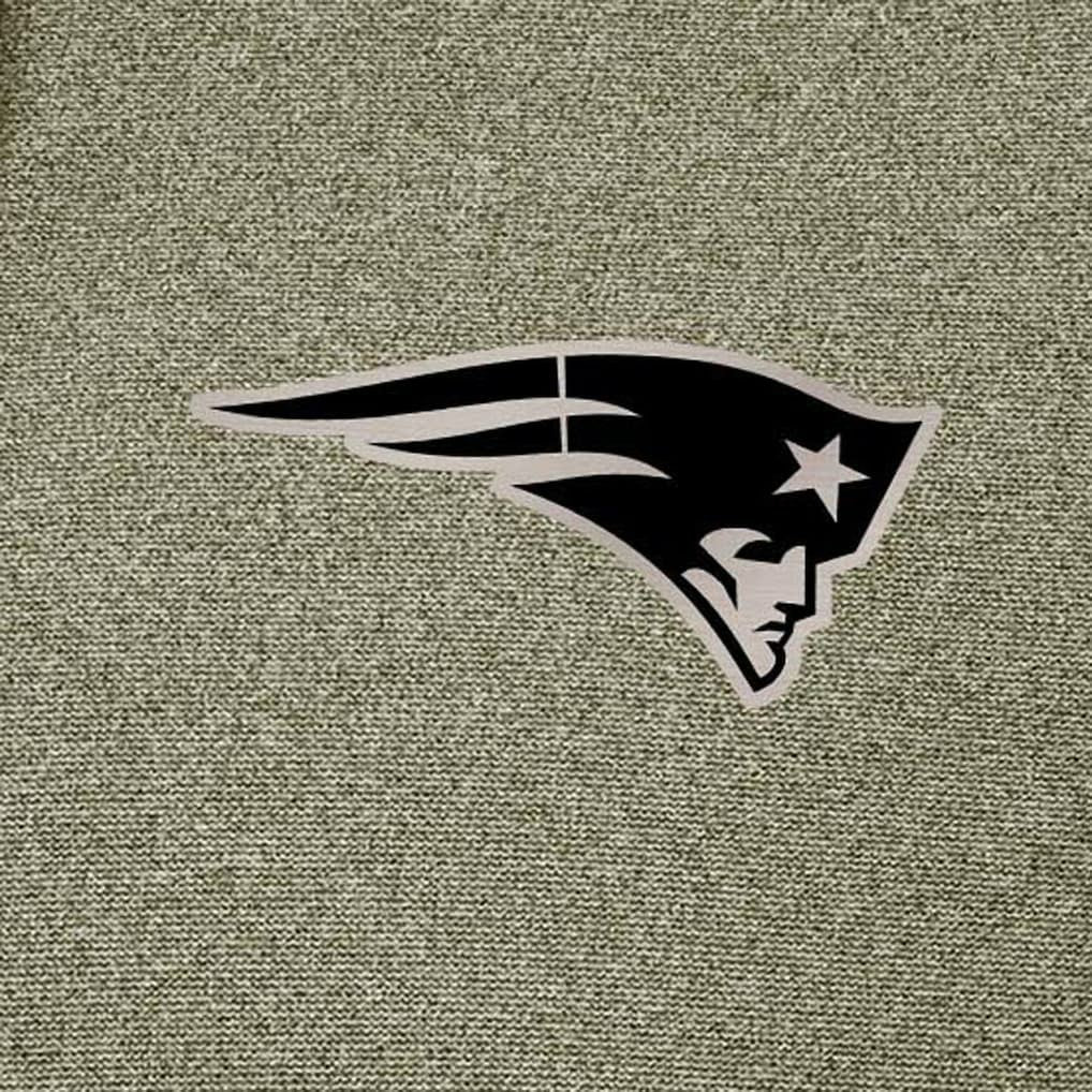 New England Patriots Antigua Effortless Full-Zip Hoodie Jacket - Olive for sale