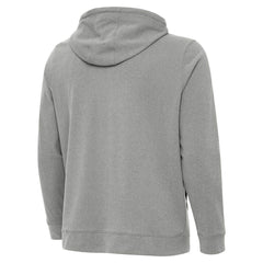New Orleans Saints Antigua Effortless Full-Zip Hoodie Jacket - Heather Gray sale
