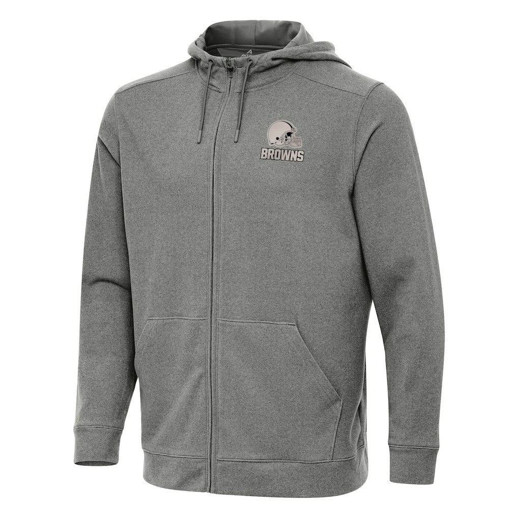 Cleveland Browns Antigua Effortless Full-Zip Hoodie Jacket - Heather Black online