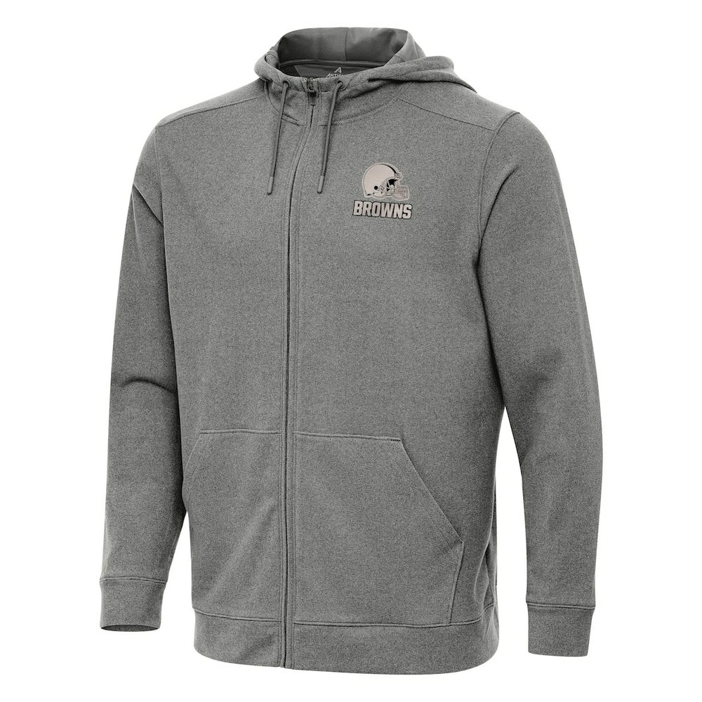 Cleveland Browns Antigua Effortless Full-Zip Hoodie Jacket - Heather Black online