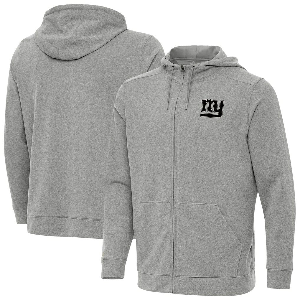 New York Giants Antigua Effortless Full-Zip Hoodie Jacket - Heather Gray online