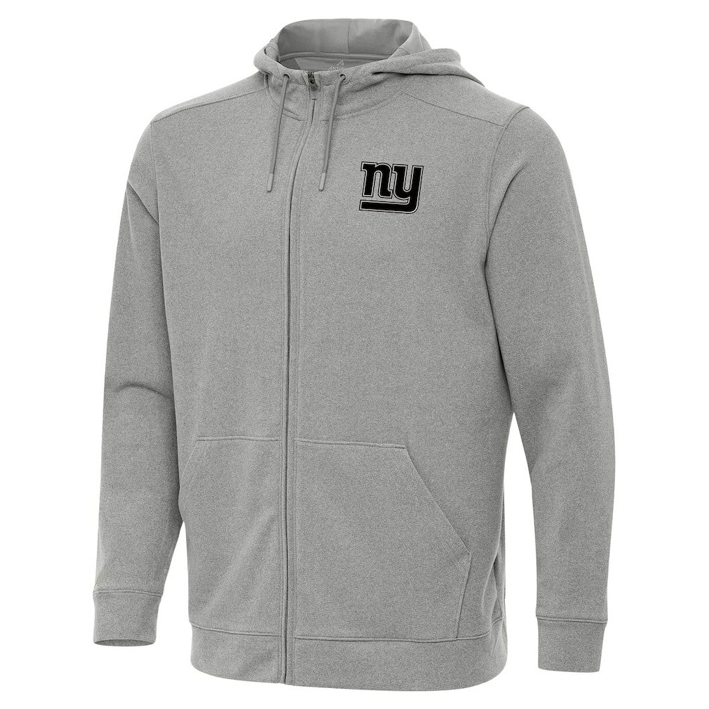 New York Giants Antigua Effortless Full-Zip Hoodie Jacket - Heather Gray online