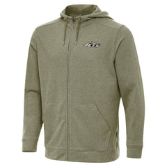 New York Jets Antigua Effortless Full-Zip Hoodie Jacket - Olive sale