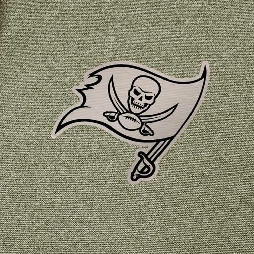 Tampa Bay Buccaneers Antigua Effortless Full-Zip Hoodie Jacket - Olive for sale