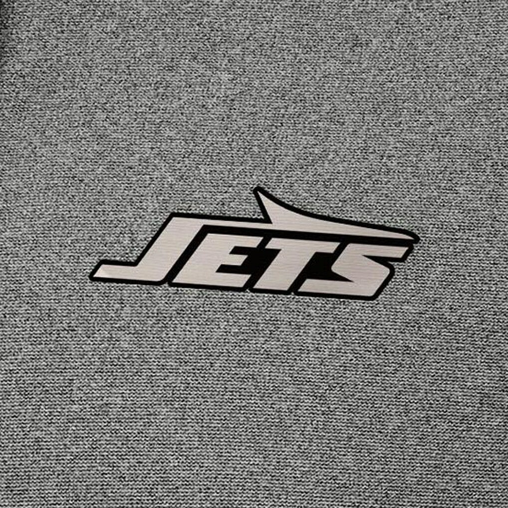 New York Jets Antigua Effortless Full-Zip Hoodie Jacket - Heather Black cheap