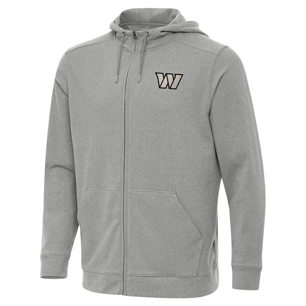 Washington Commanders Antigua Effortless Full-Zip Hoodie Jacket - Heather Gray cheap
