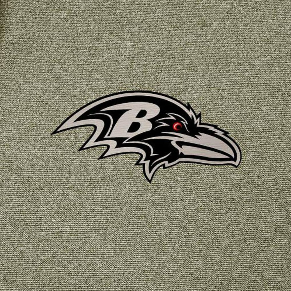 Baltimore Ravens Antigua Effortless Full-Zip Hoodie Jacket - Olive discount