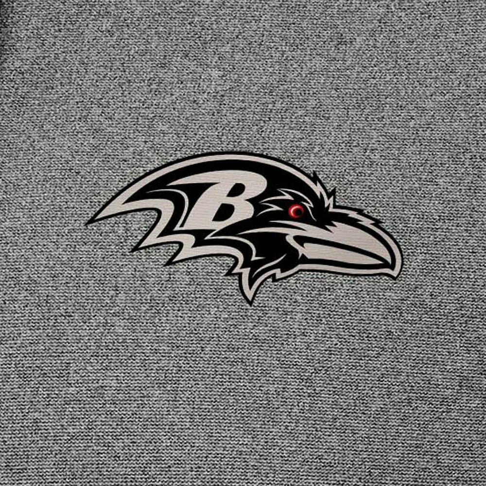 Baltimore Ravens Antigua Effortless Full-Zip Hoodie Jacket - Heather Black online