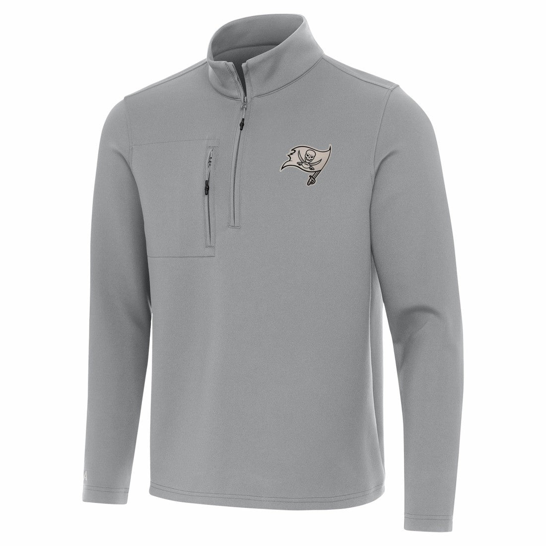 Tampa Bay Buccaneers Antigua Insider Quarter-Zip Jacket - Gray for sale