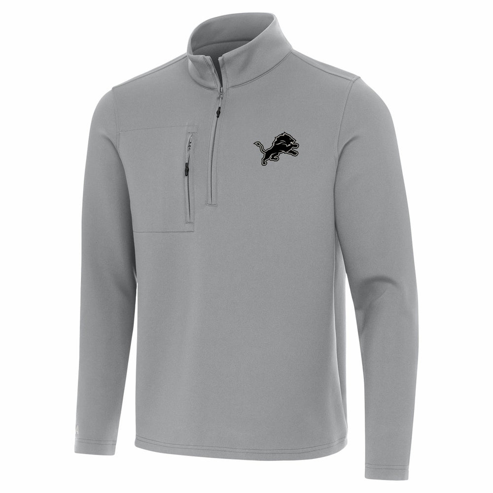 Detroit Lions Antigua Insider Quarter-Zip Jacket - Gray discount