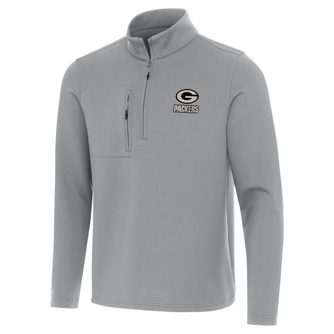 Green Bay Packers Antigua Insider Quarter-Zip Jacket - Gray sale