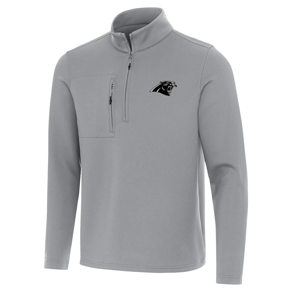 Carolina Panthers Antigua Insider Quarter-Zip Jacket - Gray discount