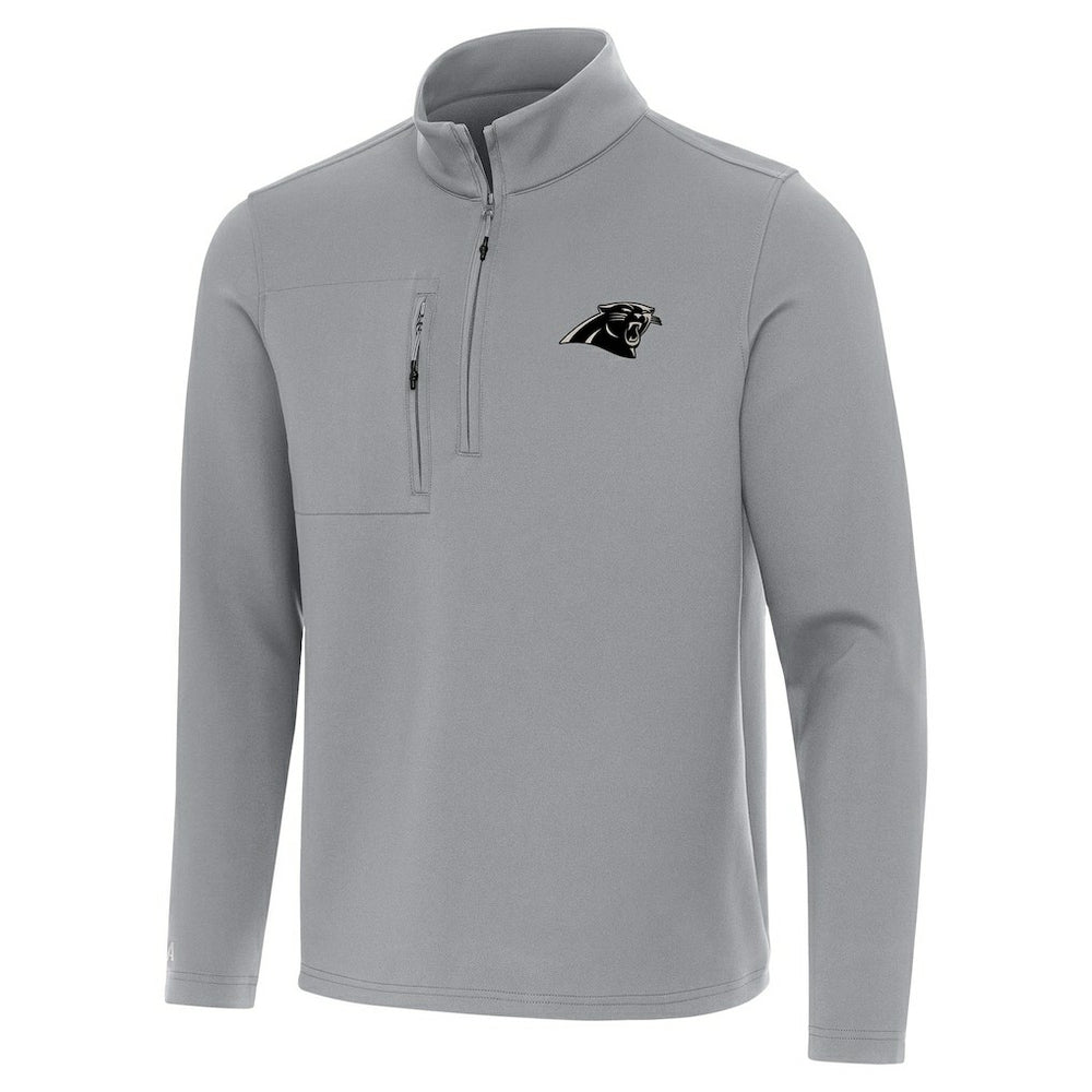 Carolina Panthers Antigua Insider Quarter-Zip Jacket - Gray discount