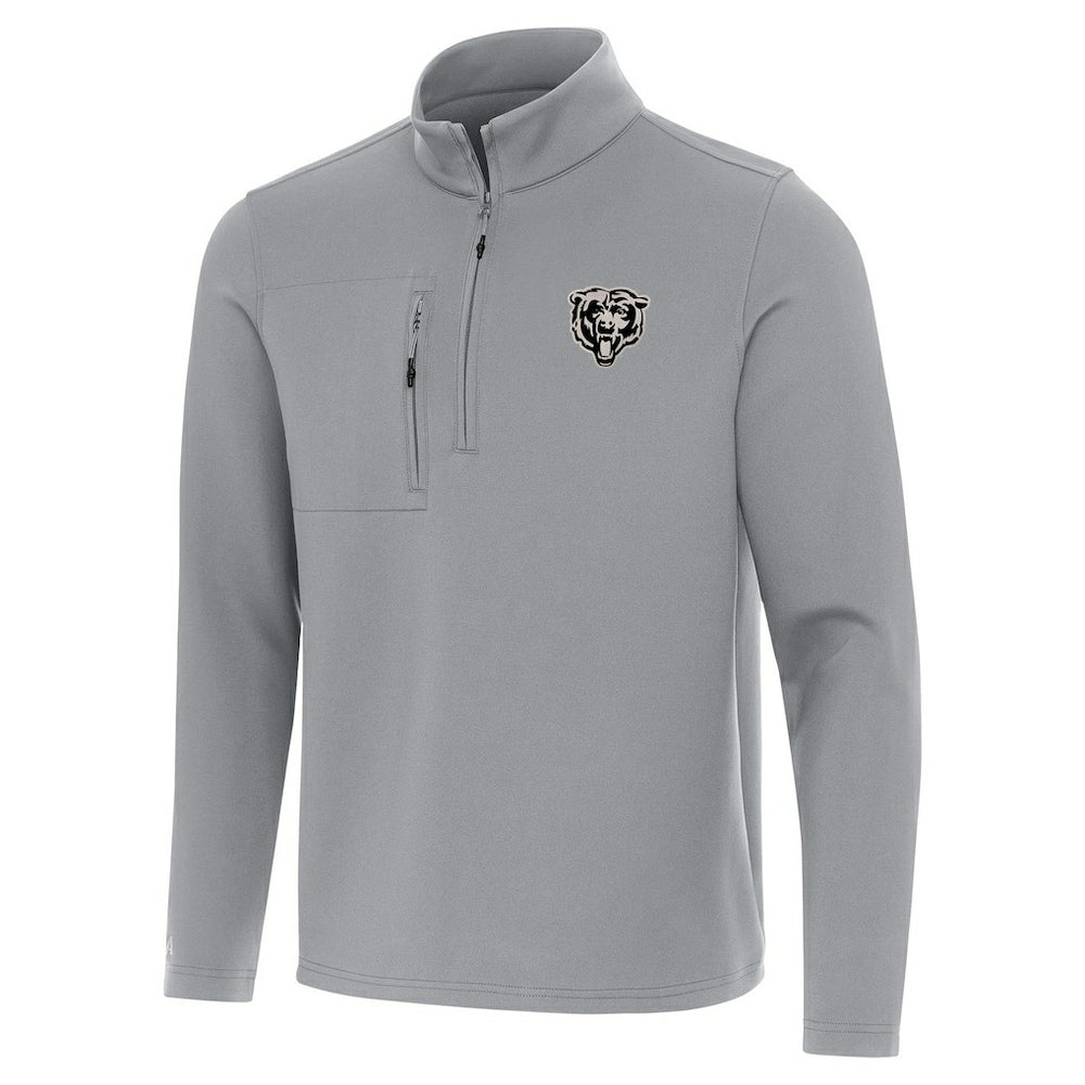 Chicago Bears Antigua Insider Quarter-Zip Jacket - Gray cheap