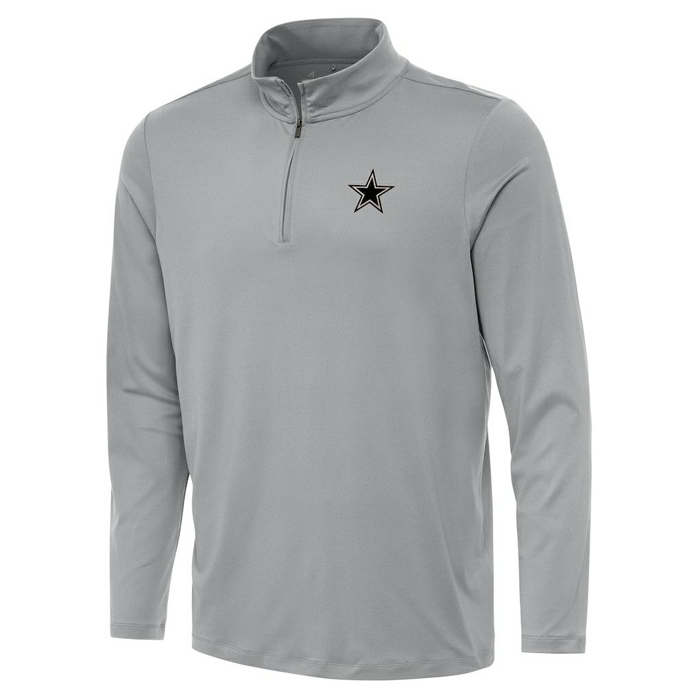Dallas Cowboys Antigua Reprocess Quarter-Zip Top - Gray online