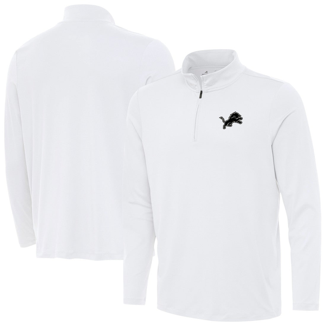 Detroit Lions Antigua Reprocess Quarter-Zip Top - White for sale