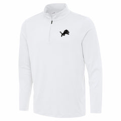 Detroit Lions Antigua Reprocess Quarter-Zip Top - White for sale