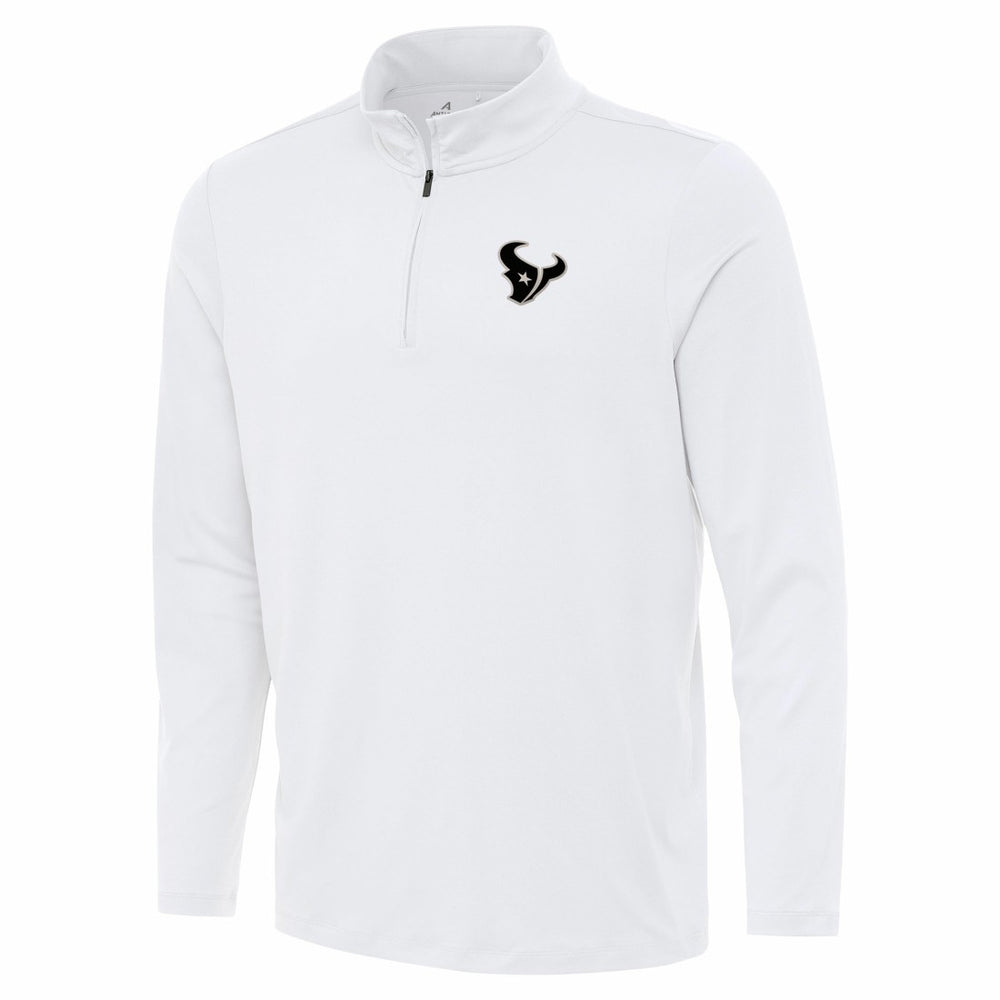 Houston Texans Antigua Reprocess Quarter-Zip Top - White sale