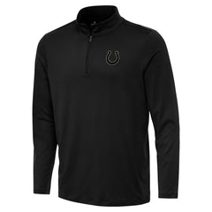 Indianapolis Colts Antigua Reprocess Quarter-Zip Top - Black on sale