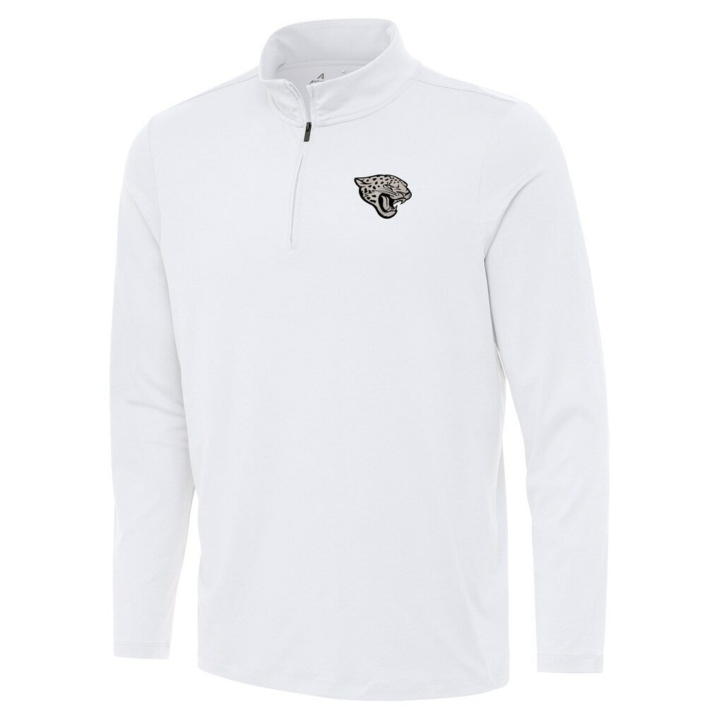 Jacksonville Jaguars Antigua Reprocess Quarter-Zip Top - White outlet