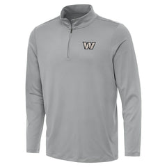 Washington Commanders Antigua Reprocess Quarter-Zip Top - Gray on sale