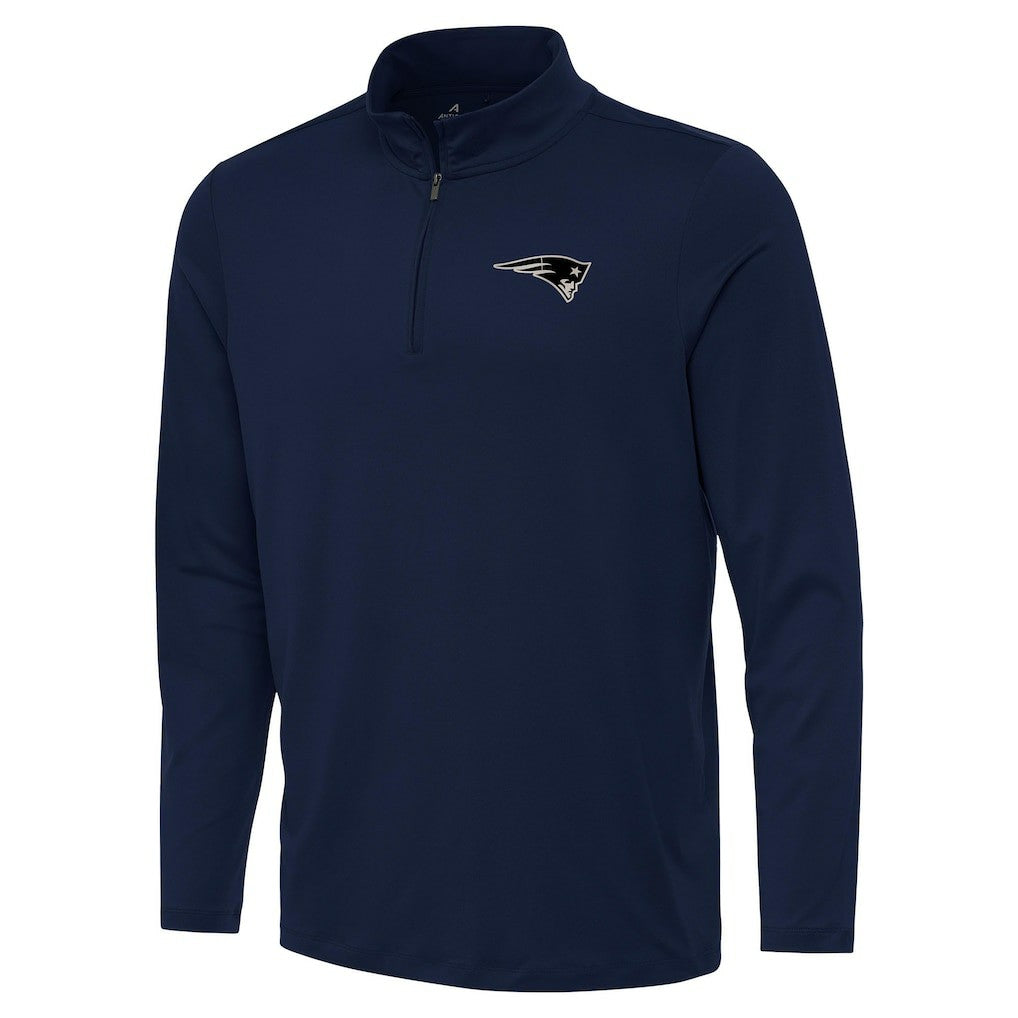 New England Patriots Antigua Reprocess Quarter-Zip Top - Navy outlet