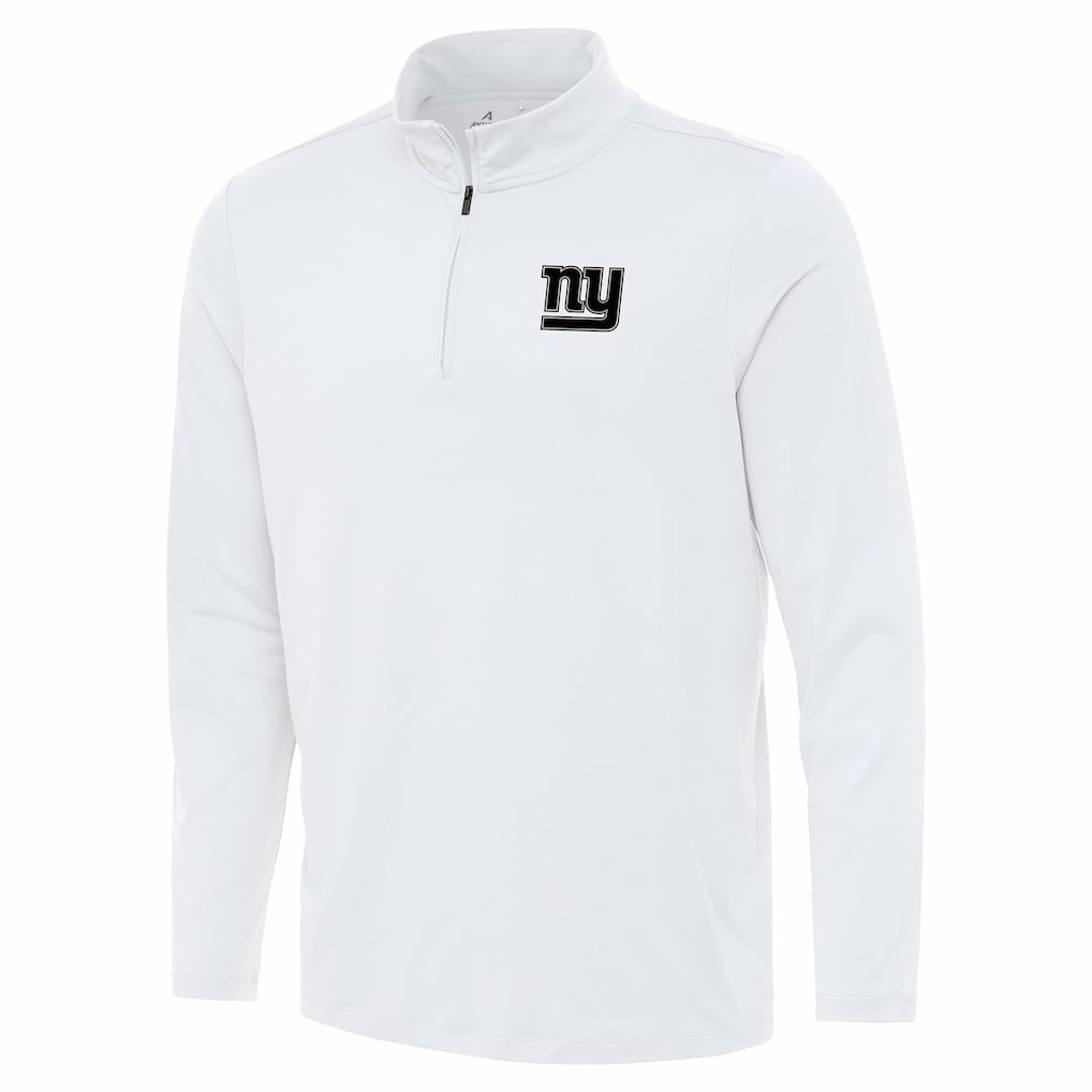 New York Giants Antigua Reprocess Quarter-Zip Top - White for sale