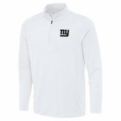 New York Giants Antigua Reprocess Quarter-Zip Top - White for sale