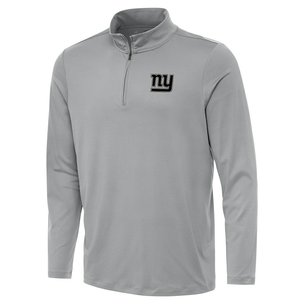 New York Giants Antigua Reprocess Quarter-Zip Top - Gray discount