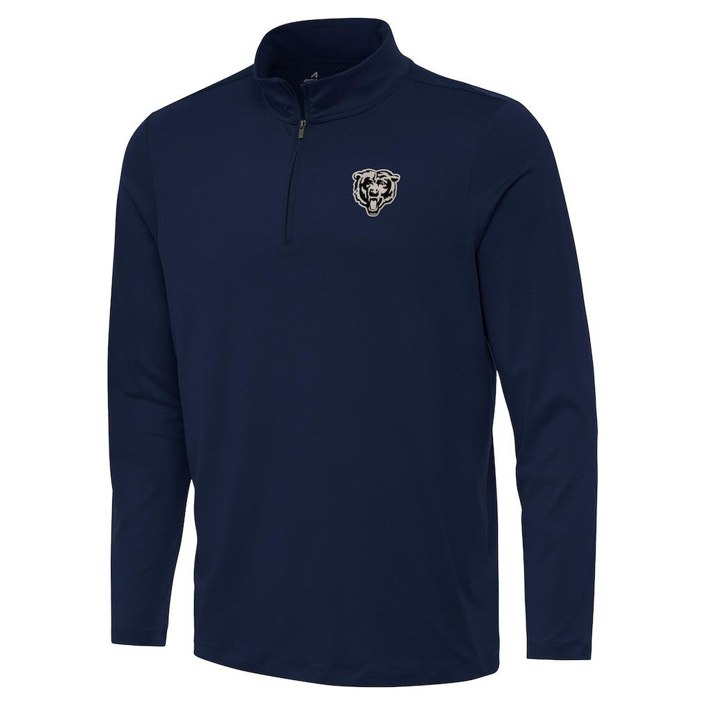 Chicago Bears Antigua Reprocess Quarter-Zip Top - Navy cheap