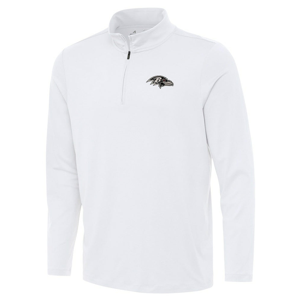 Baltimore Ravens Antigua Reprocess Quarter-Zip Top - White sale