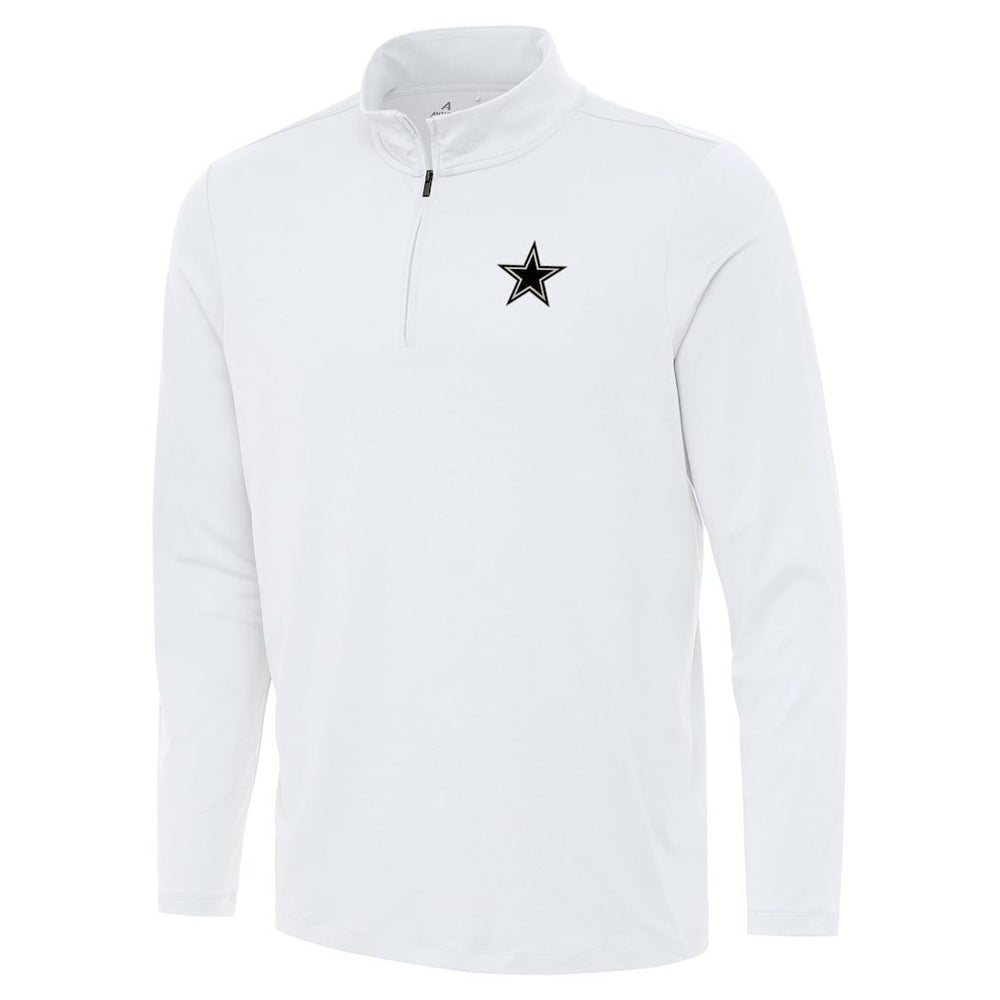 Dallas Cowboys Antigua Reprocess Quarter-Zip Top - White sale
