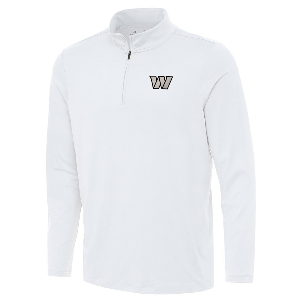 Washington Commanders Antigua Reprocess Quarter-Zip Top - White cheap