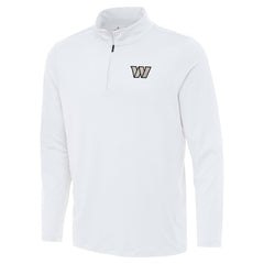Washington Commanders Antigua Reprocess Quarter-Zip Top - White cheap