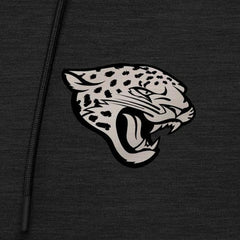 Jacksonville Jaguars Antigua Spikes Raglan Quarter-Zip Hoodie - Heather Black outlet